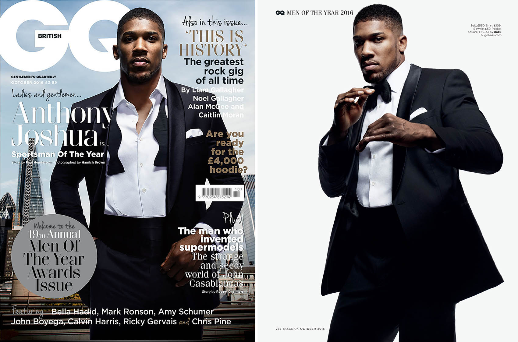 Anthony Joshua GQ